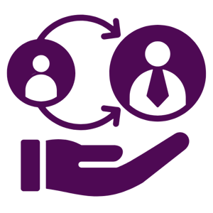 Advisor coaching Icon Purple