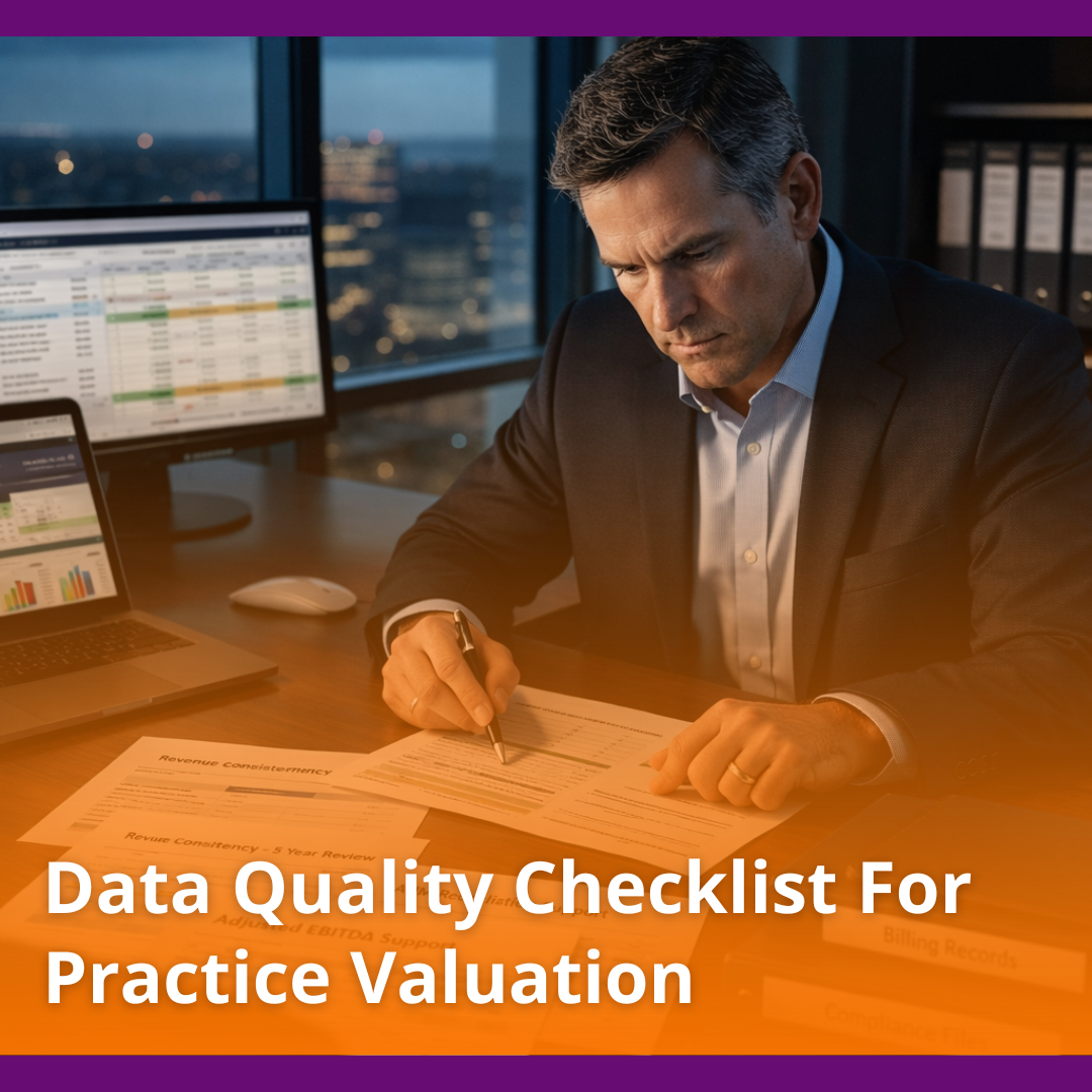 Data Quality Checklist For Practice Valuation