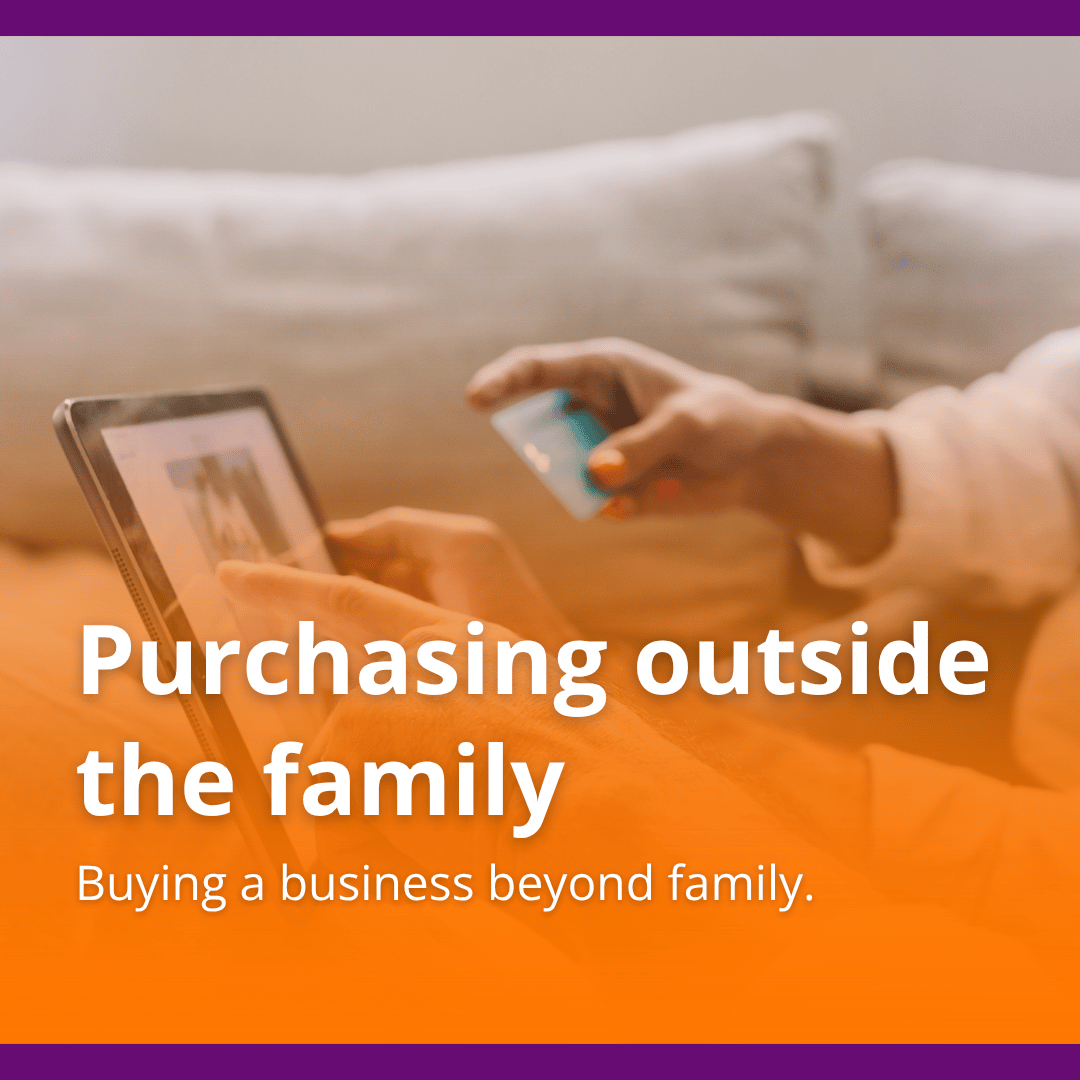 Purchasing outside of the family