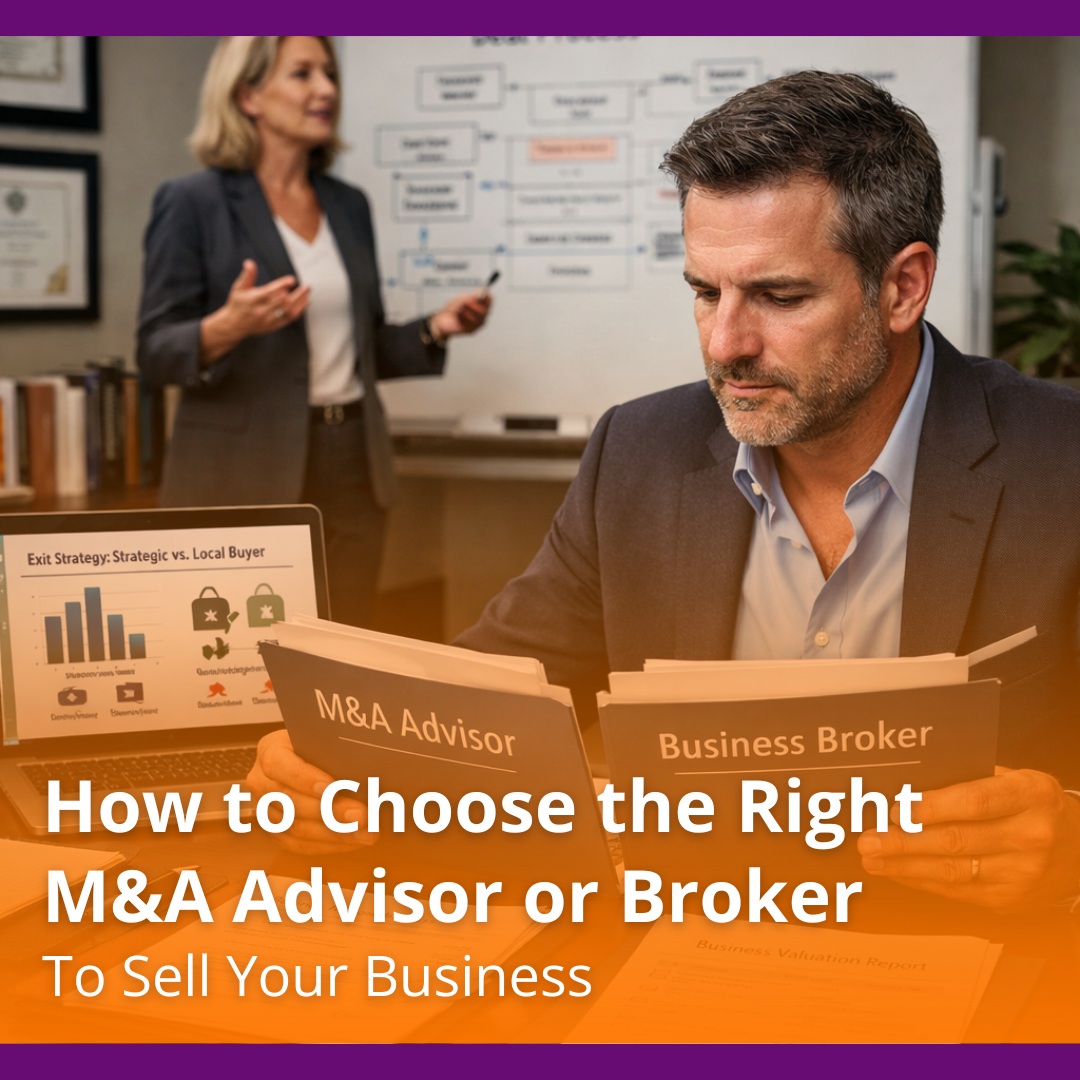 How to Choose the Right M&A Advisor or Broker to Sell Your Business